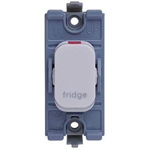 Schneider Electric GGBL20DPFRW Lisse 2-polige schakelaar voor koelkast, 20AX, wit
