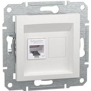 Schneider Electric EPH4770121D RJ45-gegevensaansluitdoos Asfora Wit (RAL 9003) 1 stuk(s)