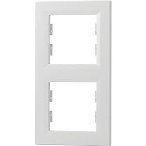 Schneider Electric - Asfora EPH5810221D - 2-voudig Frame - Wit - Voor Schakelaar en Stopcontact
