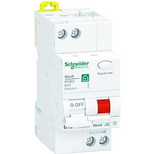 Schneider Electric R9D02613 FI/LS-schakelaar Resi9 1P+N, 13A, B-Char., 30mA, Type A, 10kA