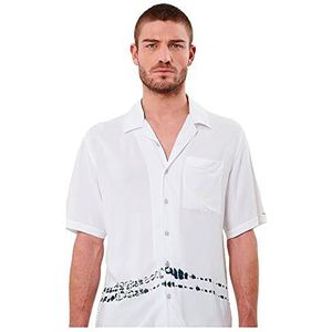 Kaporal Manor herenhemd, wit, L, Wit., L