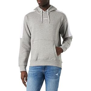 Kaporal Slit Sweatshirt met capuchon, Medium Grey Mel, L heren, Medium Grey Mel, L/Tall