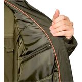 KAPORAL - Parka - Kakigroen - Polyester/Elasthan - Halflang met Kap
