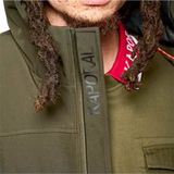 KAPORAL - Parka - Kakigroen - Polyester/Elasthan - Halflang met Kap