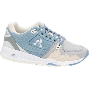 Le Coq Sportif - R1000 W - Sportschoenen - Lichtblauw - Denim Textiel