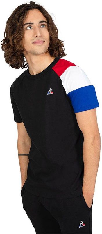 Le Coq Sportif - BAT TEE SS N°1 - T-shirt - Zwart