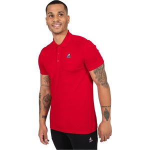 Le Coq Sportif - Essentiels - Poloshirt - Katoen/Polyester/Elasthaan - Korte Mouwen