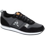Le Coq Sportif - Alpha Classic - Trainers - Zwart - Denim - Suède Inzetstukken