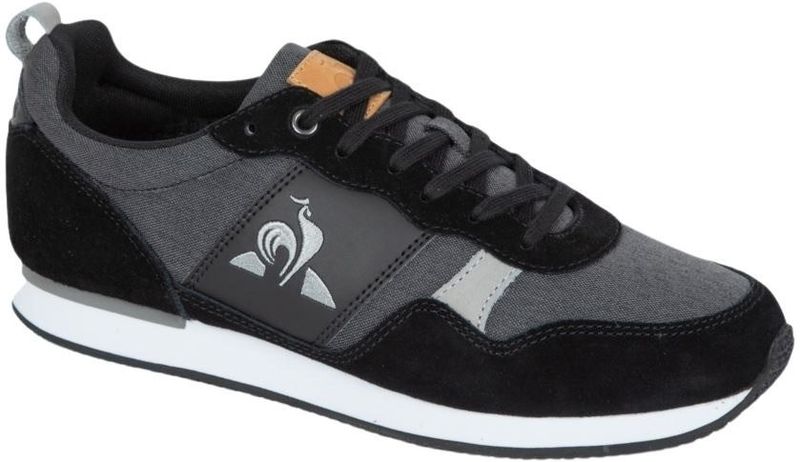 Le Coq Sportif - Alpha Classic - Trainers - Zwart - Denim - Suède Inzetstukken