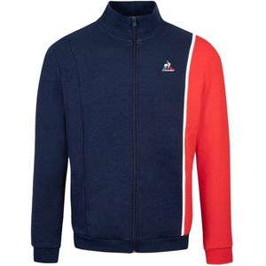 Le Coq Sportif Seizoen 1 FZ sweatshirt nr. 1 M sweatjack, nachtblauw/N.Opt White/Tech Red, maat S Heren