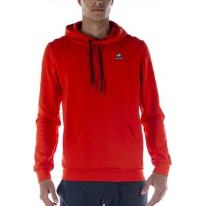 Le Coq Sportif - Ess Hoody - Sweatshirt - Rood - Streetwear