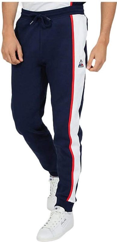 Le Coq Sportif - Joggingbroek - Double Face - Katoen/Polyester - Regular Cut - Elastische Tailleband