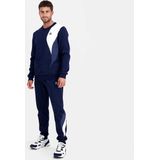 Le Coq Sportif - Saison 1 Crew - Sweater - Zwart - Katoen en Polyester