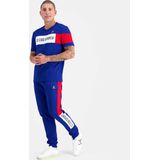 LE COQ SPORTIF Tri N°1 T-shirt - Bleu Electro - 100% Katoen - Uniseks