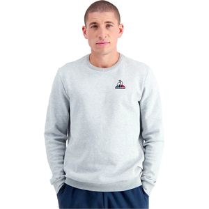 Le Coq Sportif - Essential N°4 - Sweatshirt - Grijs - 85% Katoen 15% Polyester
