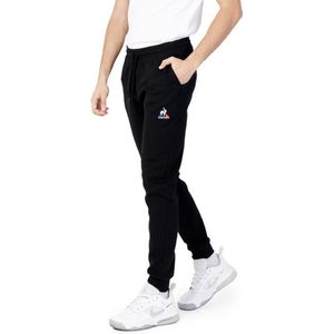 Le Coq Sportif - Herenbroek - Zwart - Katoen/Polyester - Regular Snit