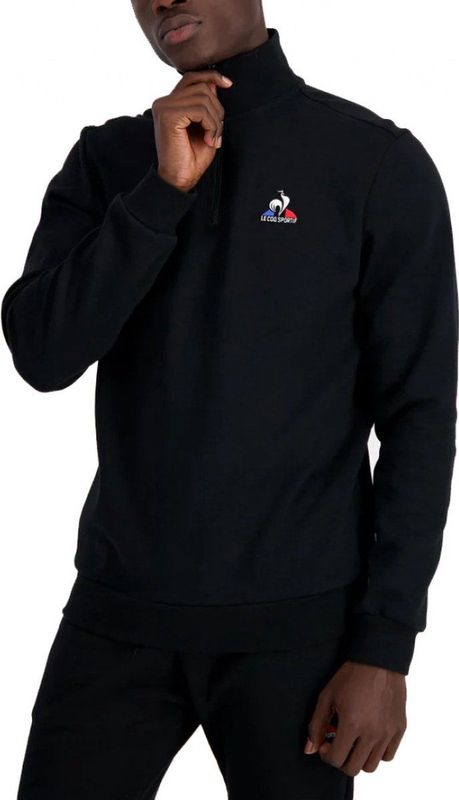 Le Coq Sportif - Ess Halfzip N°1 Sweatshirt - Blauw - Katoen/Polyester