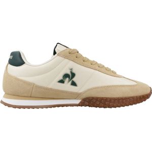 Le Coq Sportif - Veloce I - Basketbal - Turtle Dove/Trekking Groen - Bovenmateriaal van Nylon en Suède