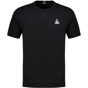 Le Coq Sportif - Ess N°1 - T-shirt - Zwart - Korte Mouwen
