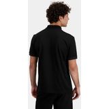 Poloshirt - Zwart - Katoen/Polyester/Elastaan - Korte Mouwen