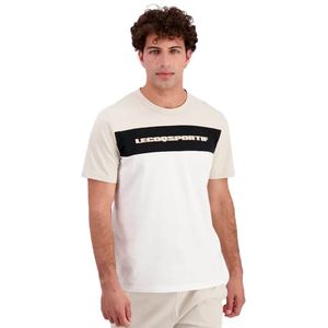 Le Coq Sportif - Contemporain N°2 - T-shirt - Peyote / Marshmallow - Korte Mouwen