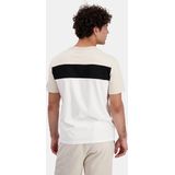Le Coq Sportif - Contemporary Tee SS - T-shirt - Beige - Katoen