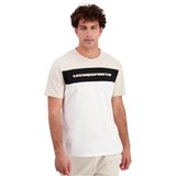 Le Coq Sportif - Contemporary Tee SS - T-shirt - Beige - Katoen