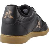 Le Coq Sportif - Lcs Derby 1 - Sneakers - Zwart - Synthetisch Leer, Rubber Zool, Ademend Mesh