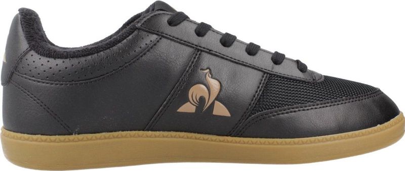 Le Coq Sportif - Lcs Derby 1 - Sneakers - Zwart - Synthetisch Leer, Rubber Zool, Ademend Mesh
