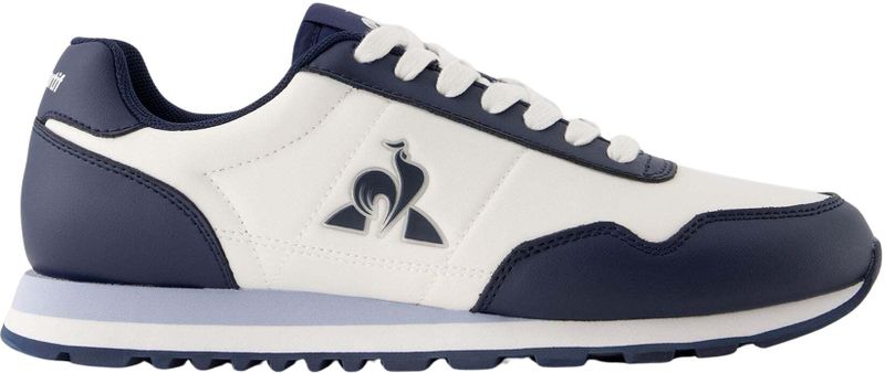 Le Coq Sportif - Astra_2 - Basketbal - Optisch Wit/Jurk Blauw - Nylon/Leer/Polyester