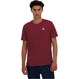 Le Coq Sportif - Ess N°1 - T-shirt - Rood - Korte Mouwen