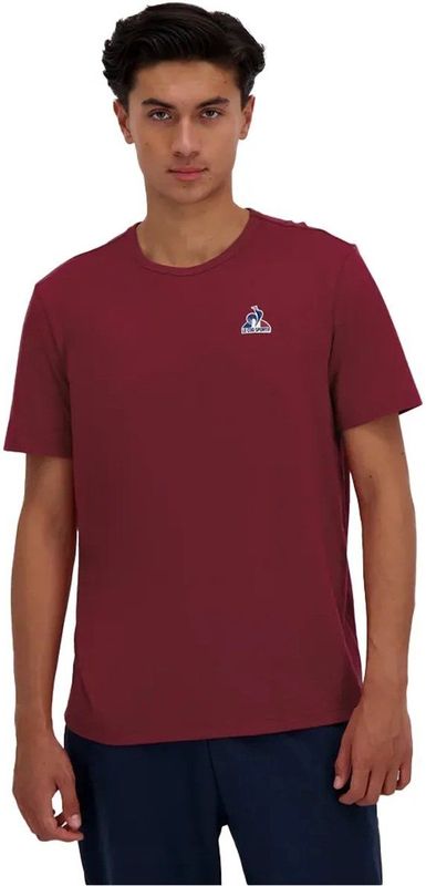 Le Coq Sportif - Ess N°1 - T-shirt - Rood - Korte Mouwen
