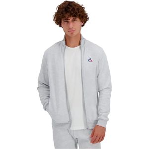 Le Coq Sportif - Ess N°2 - Sweatshirt - Grijs - Volledige Ritssluiting