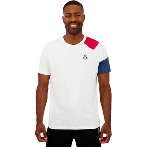 Le Coq Sportif - Witte Basic T-Shirt - Heren - Katoen