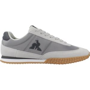 Le Coq Sportif - Veloce I - Sneakers - Grijs - Nylon - Suède - Leer