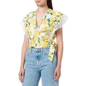 Naf Naf dameshemd, Citroen geel, 32