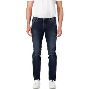 Teddy Smith Herenbroek Reg blauw zwart maat 42, Blauw Zwart, 40W