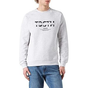 Teddy Smith S- altino rc sweater heren, White Melange