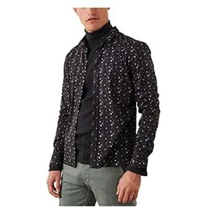 Teddy Smith Kartonnen ML Stretch overhemd, kolen, M heren