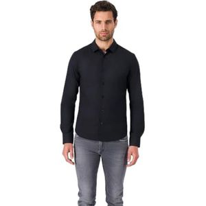 Teddy Smith Effen Shirt met lange mouwen - C-Gopher ML, Zwart, S