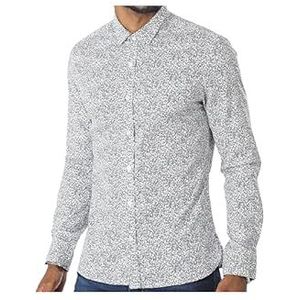 Teddy Smith Herenhemd, karton, ML Stret, kolen/bloemen, maat S, kolen/bloemen, S