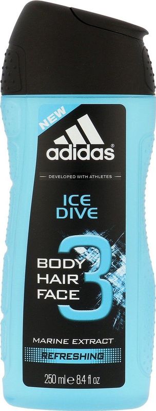 Adidas Douche & Shampoo Men - Ice Dive 250 ml.