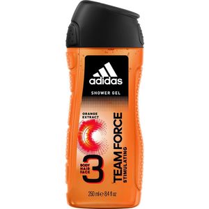 Team Force - Douchegel - 250 ml - Sinaasappel - Houtachtige Geur