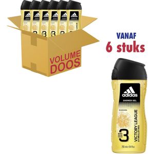 Adidas - Douchegel - Victory League - 3 in 1 - 250ml x 6
