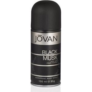 Jovan Black Musk By Jovan Deodorant Body Spray 150 ml - Fragrances For Men