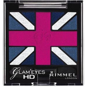 Rimmel - Glam Eyes HD Quad Eyeshadow - 008 True Union Jack