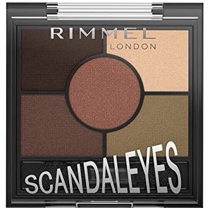 Rimmel Glam Eyes HD 22 Brixton Brown cosmetische oogschaduw, meerkleurig, uniek