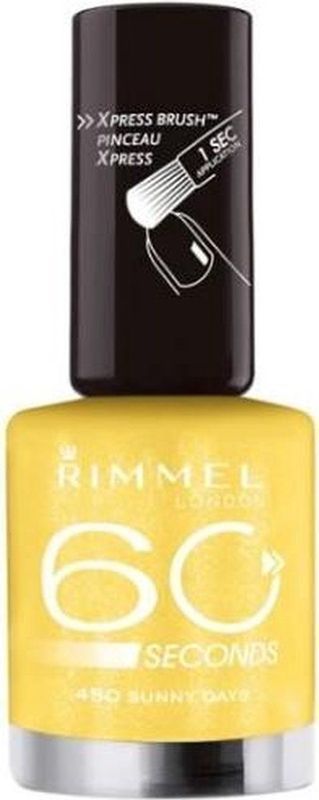 Rimmel - 60 Seconds Finish - Nagellak - Geel