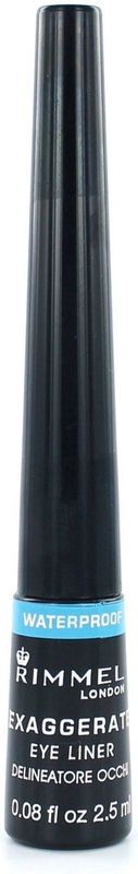Rimmel - Exaggerate Waterproof - Eyeliner - Glossy Black - 2,5 ml