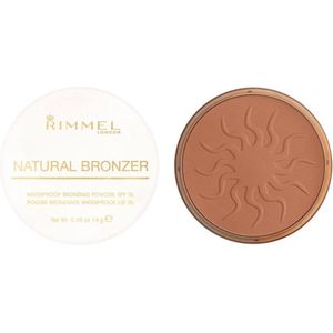 Rimmel - Natural Bronzing Powder - Bronzer - 026 Sun Kissed - Waterproof